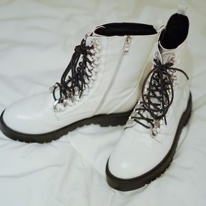 Kendall and Kylie Size 8 Combat Boots *Worn Once*